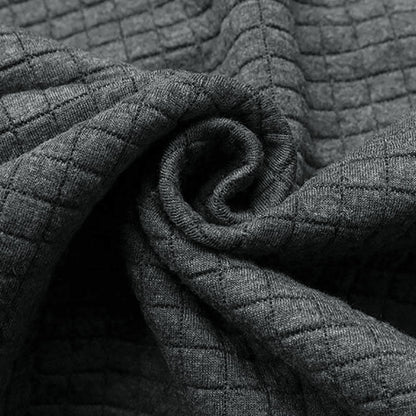 Anthony | Sudadera de manga larga con capucha acolchada waffle