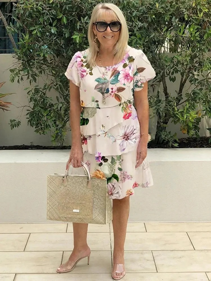 Flora | Vestido Midi Elegante de Primavera