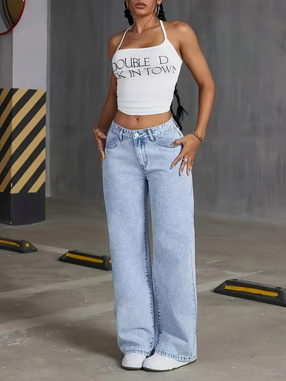 Philippa | Denim de Talle Alto Moderno