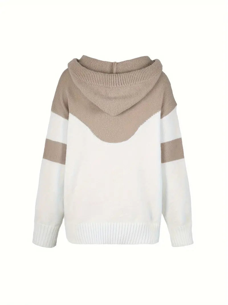 Ríona | Sudadera Capucha Bicolor