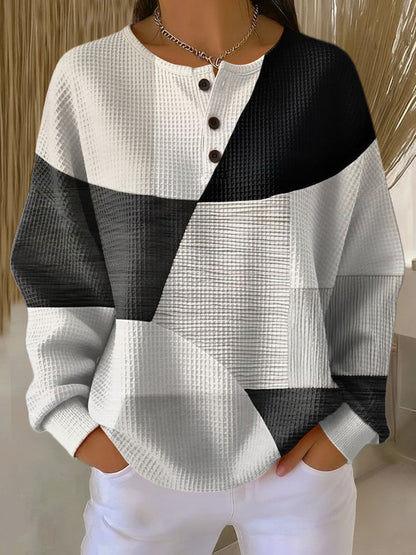Leonie | Jersey de Punto Gofre con Interior Polar