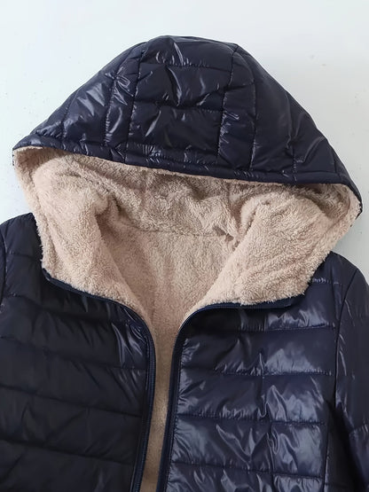 VICKY | Chaqueta Acolchada Forrada de Forro Polar Acogedora