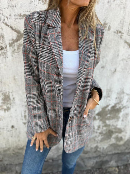 Lucinda | Blazer Clásico de Cuadros