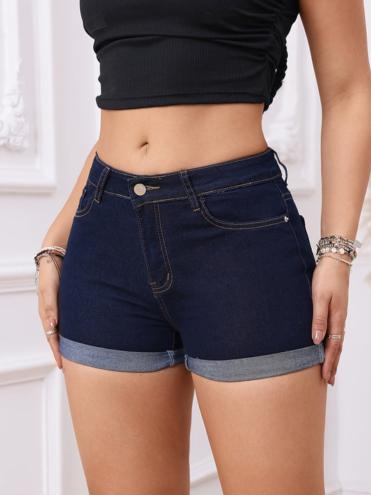 Isaline | Shorts de Denim Casuales para el Día a Día