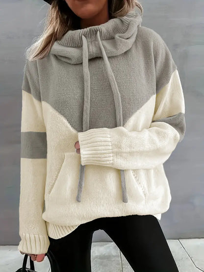 Ríona | Sudadera Capucha Bicolor