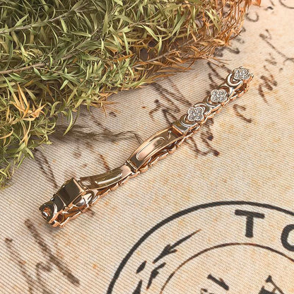 Monique | Brazalete Cobre Magnético Elegante