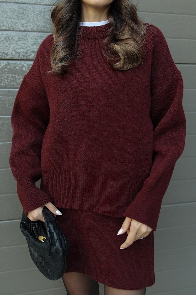 Natalia | Conjunto Chic de Punto de Invierno