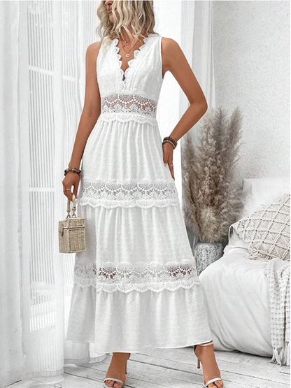 Maika | Vestido de Encaje con Escote en V