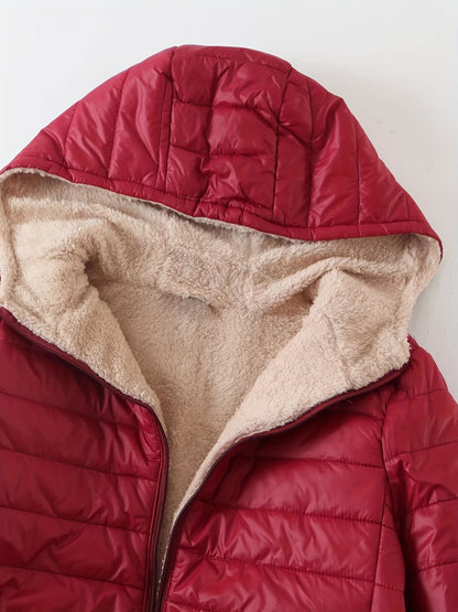 VICKY | Chaqueta Acolchada Forrada de Forro Polar Acogedora