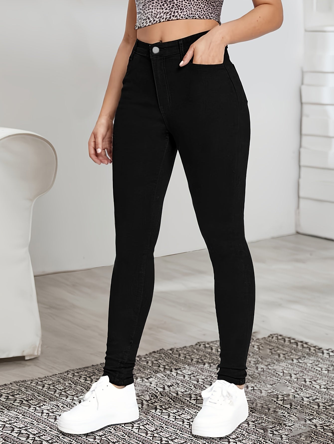 Lisette | Jeans Skinny de Talle Alto Elegantes