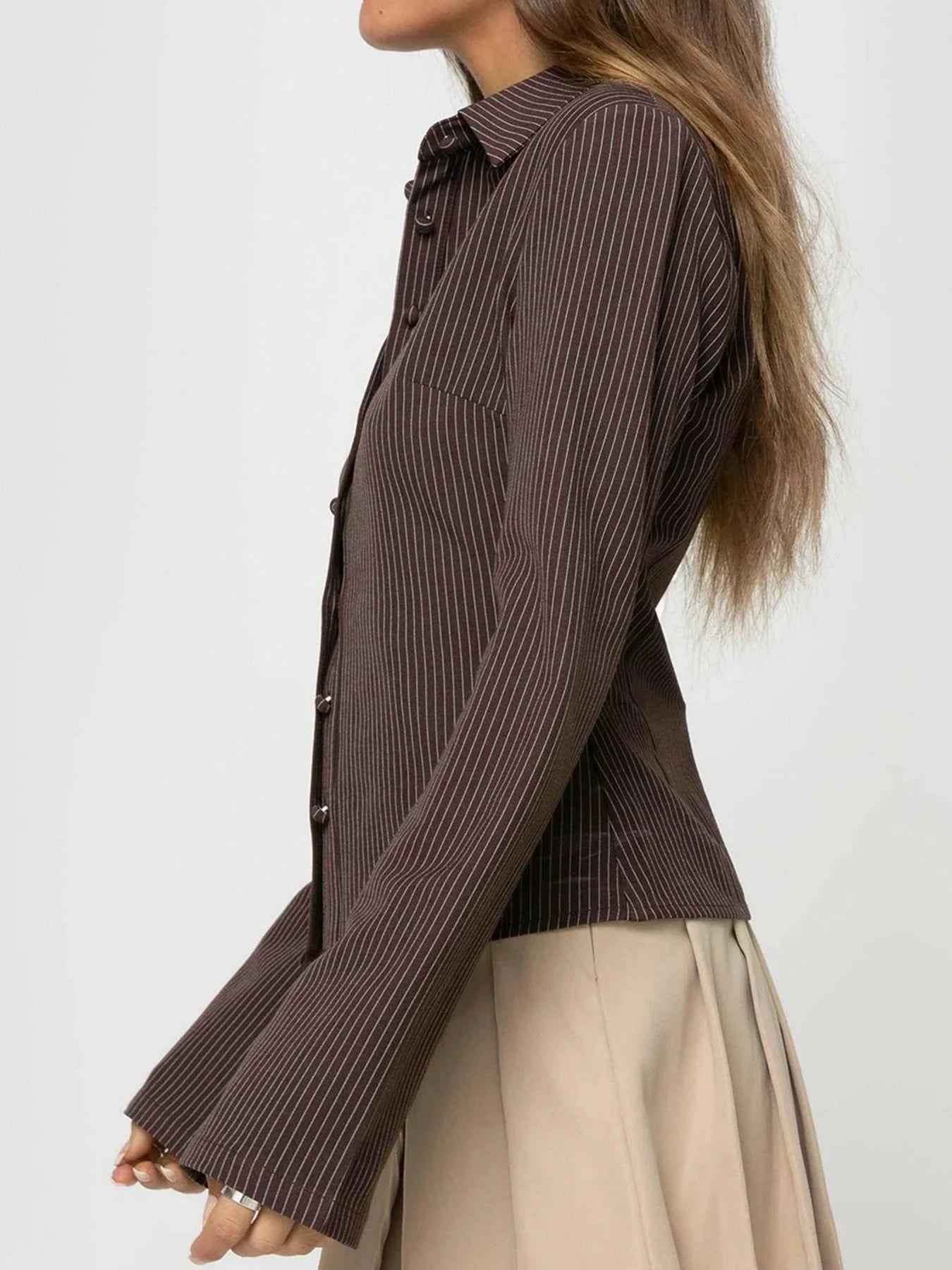 Rachel | Blusa con Botones Elegante