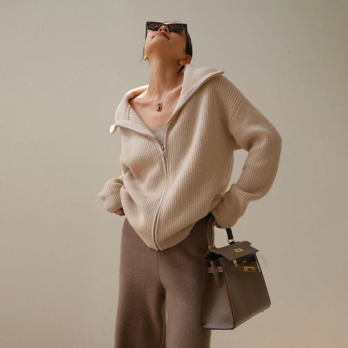 Elodie | Jersey Cómodo con Media Cremallera