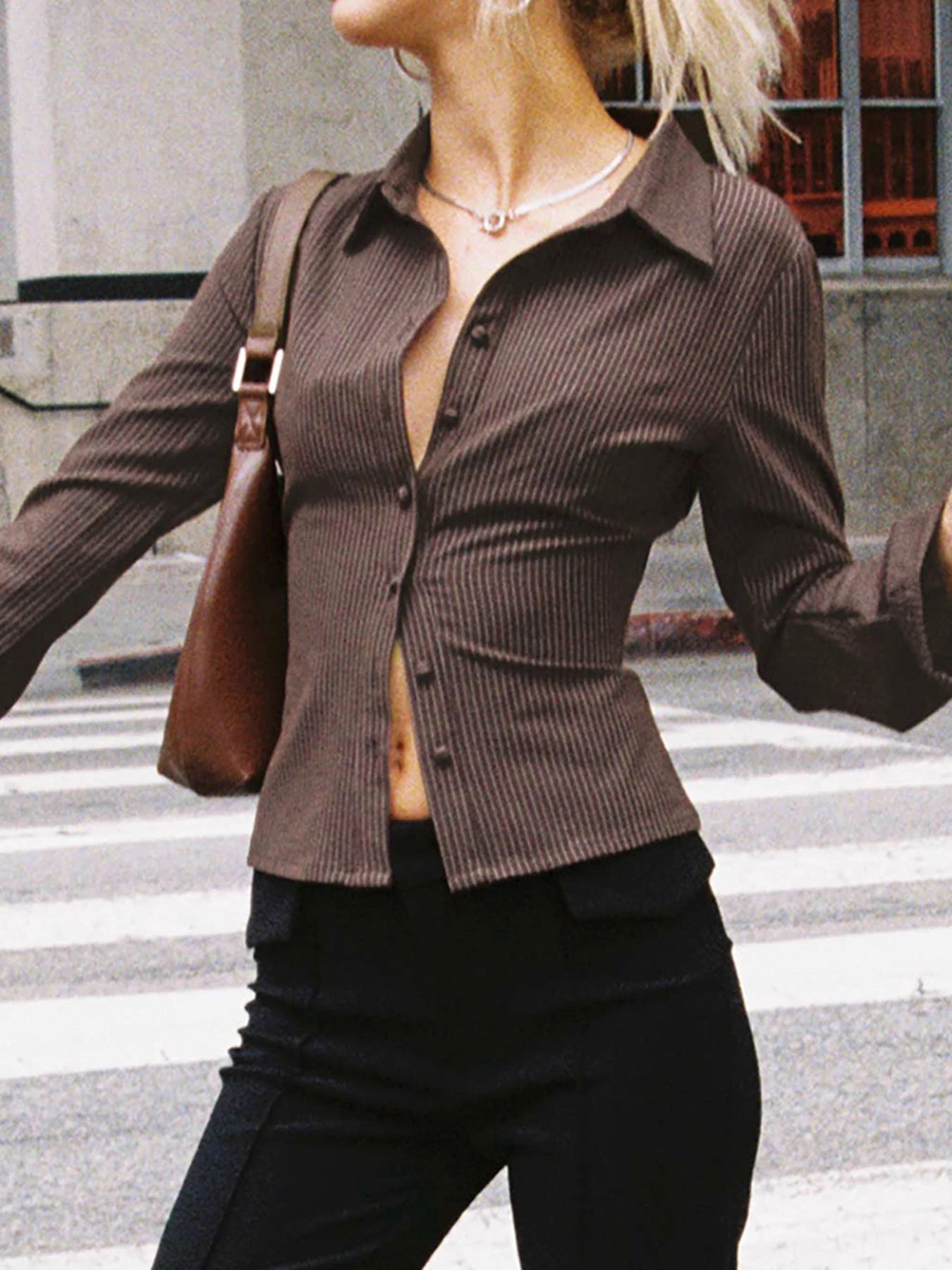 Rachel | Blusa con Botones Elegante