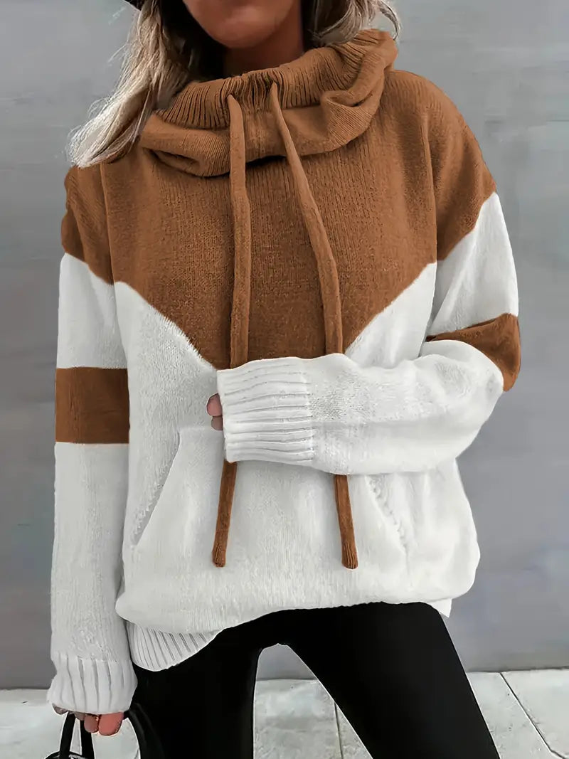 Ríona | Sudadera Capucha Bicolor