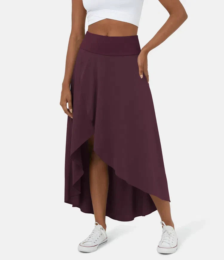 Amelie | Falda Midi Capeada Elegante