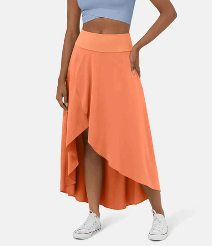 Amelie | Falda Midi Capeada Elegante