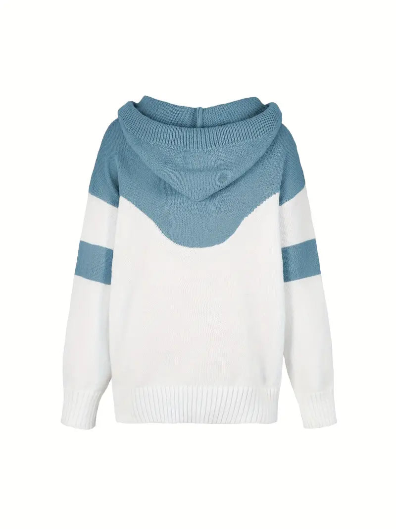 Ríona | Sudadera Capucha Bicolor