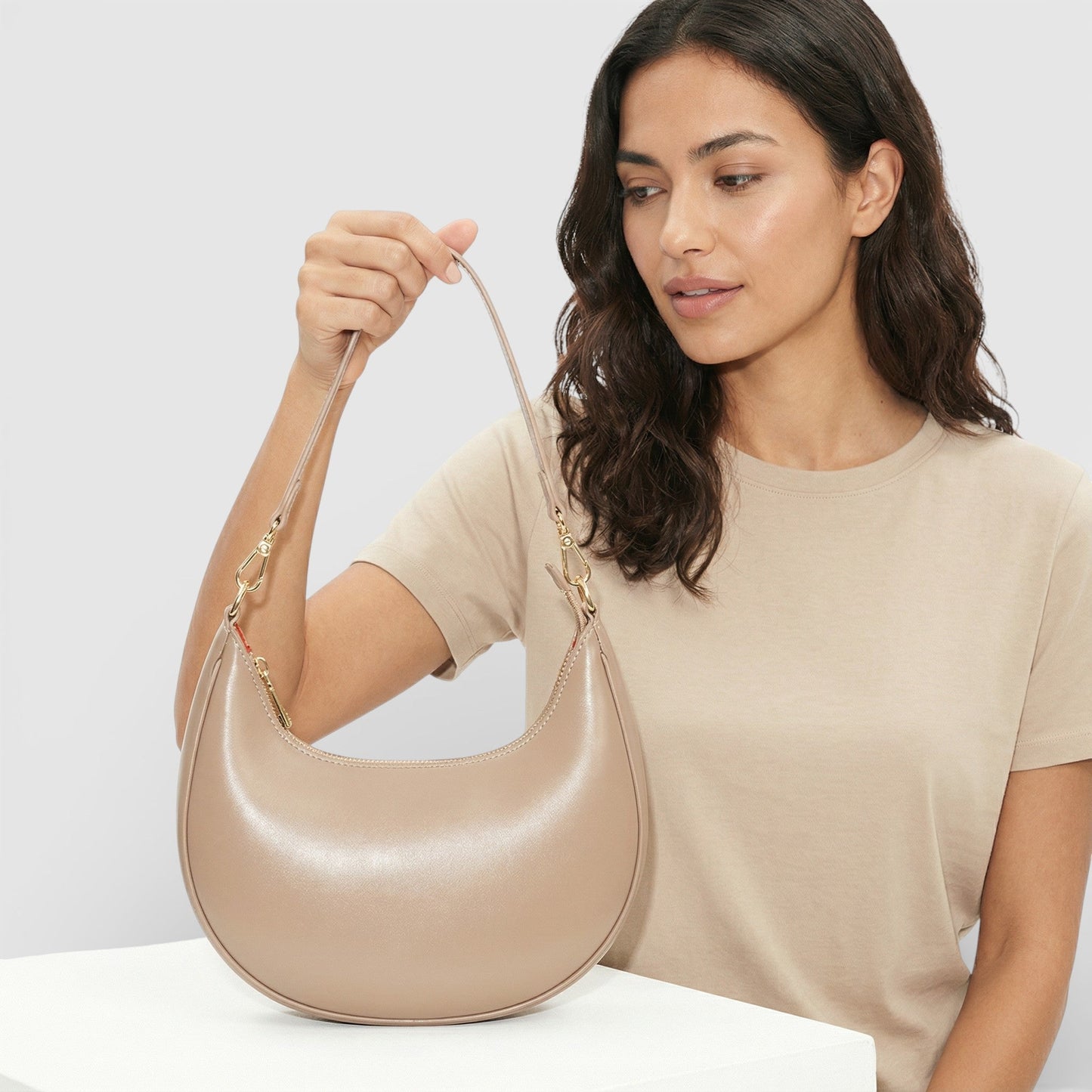 Bolso de Hombro Luna Elegante