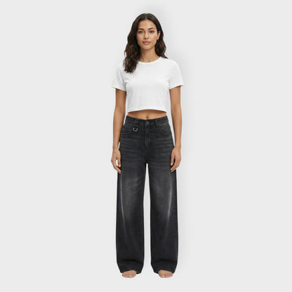 Vaqueros Baggy Mujer Pierna Ancha