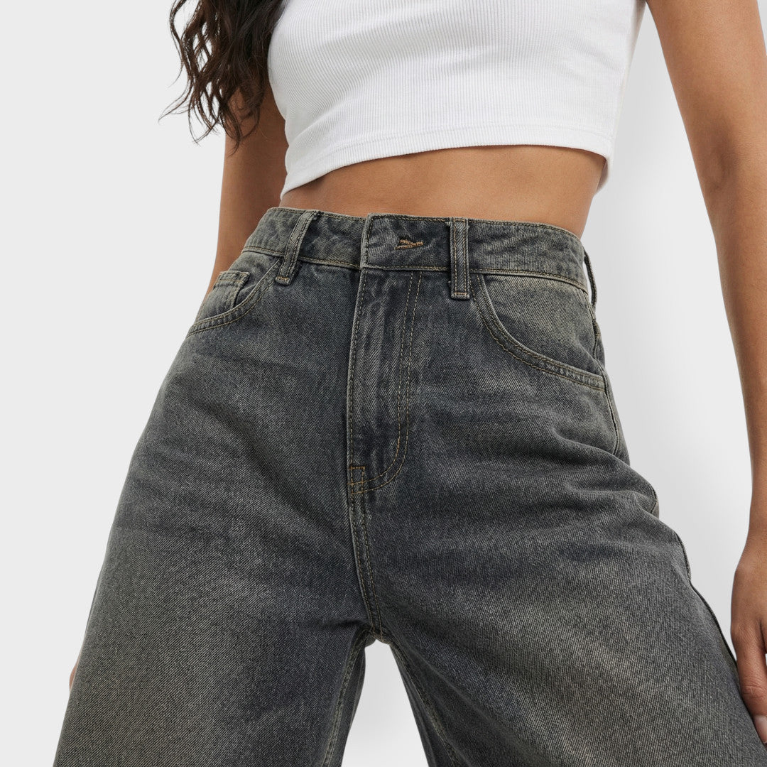 Vaqueros Baggy Mujer Pierna Ancha