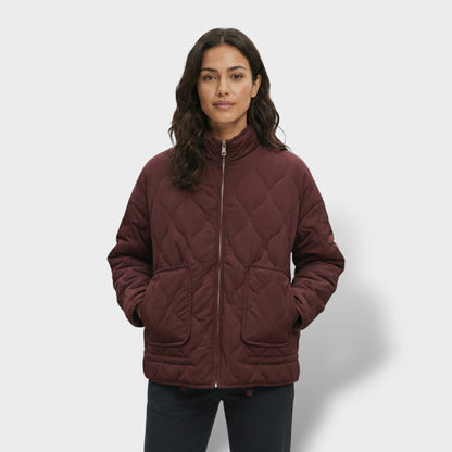 Chaqueta Acolchada Mujer Cuello Alto