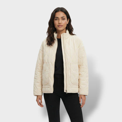 Chaqueta Acolchada Mujer Cuello Alto