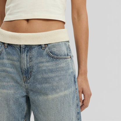 Vaqueros Baggy Wide Leg Mujer