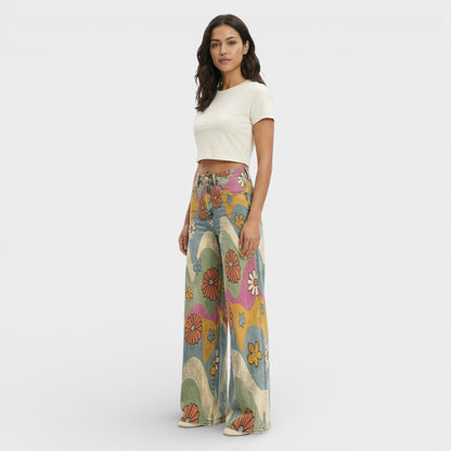 Vaqueros Baggy Mujer Pierna Ancha