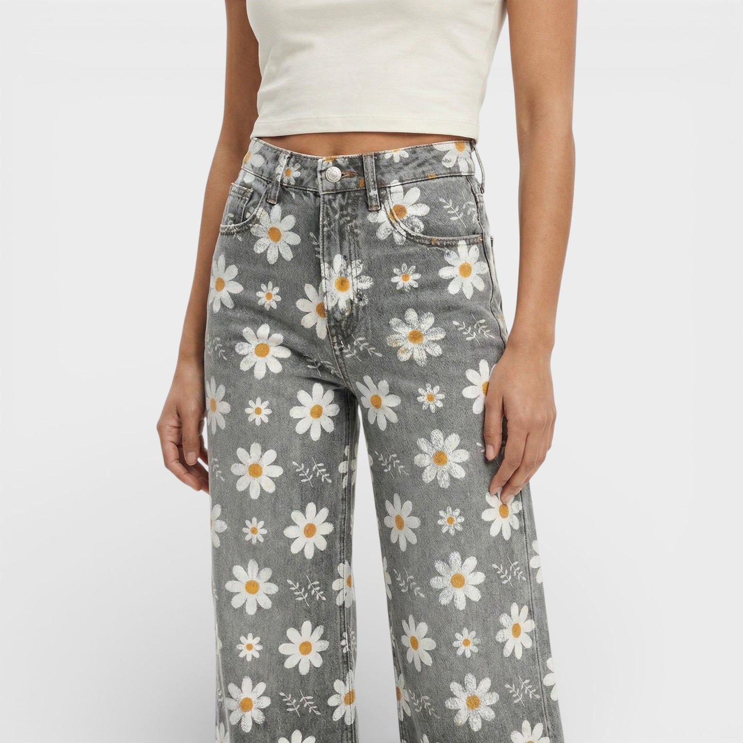 Vaqueros Baggy Mujer Pierna Ancha