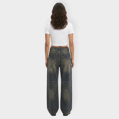 Vaqueros Baggy Mujer Pierna Ancha