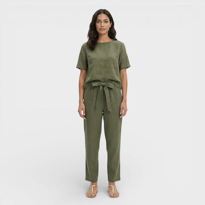 Conjunto Mujer Top Pantalón Lazo