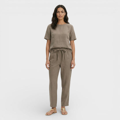 Conjunto Mujer Top Pantalón Lazo