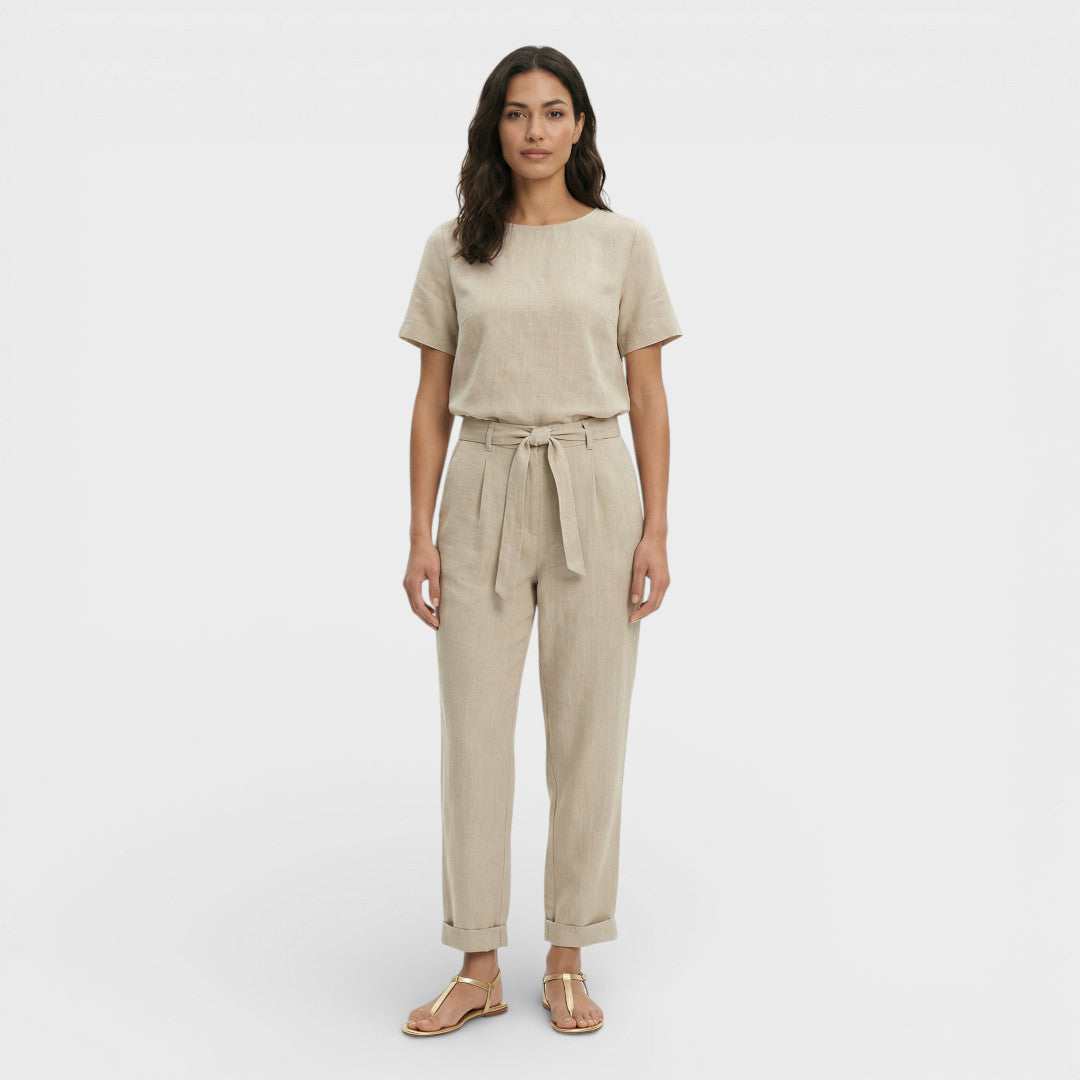 Conjunto Mujer Top Pantalón Lazo