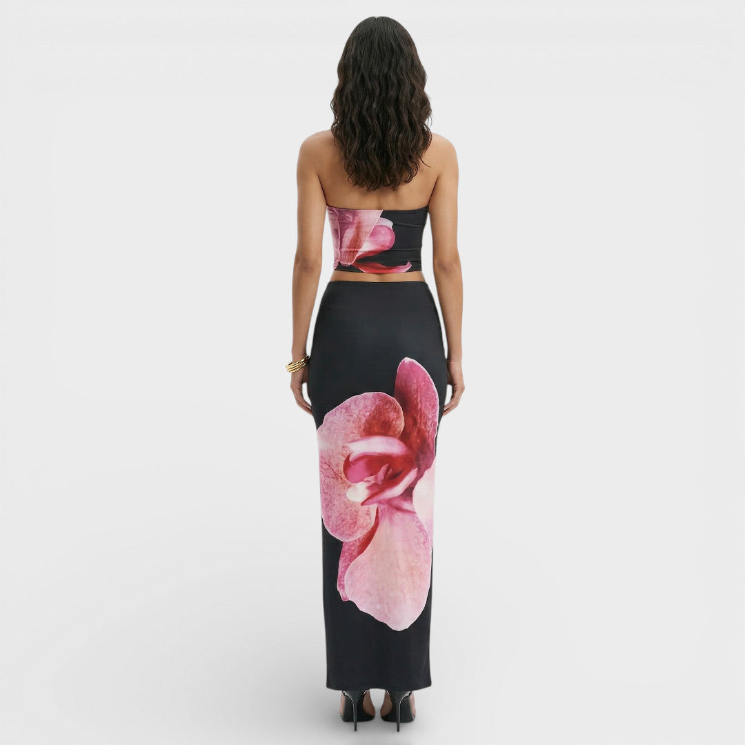 Conjunto Dos Piezas Mujer Floral