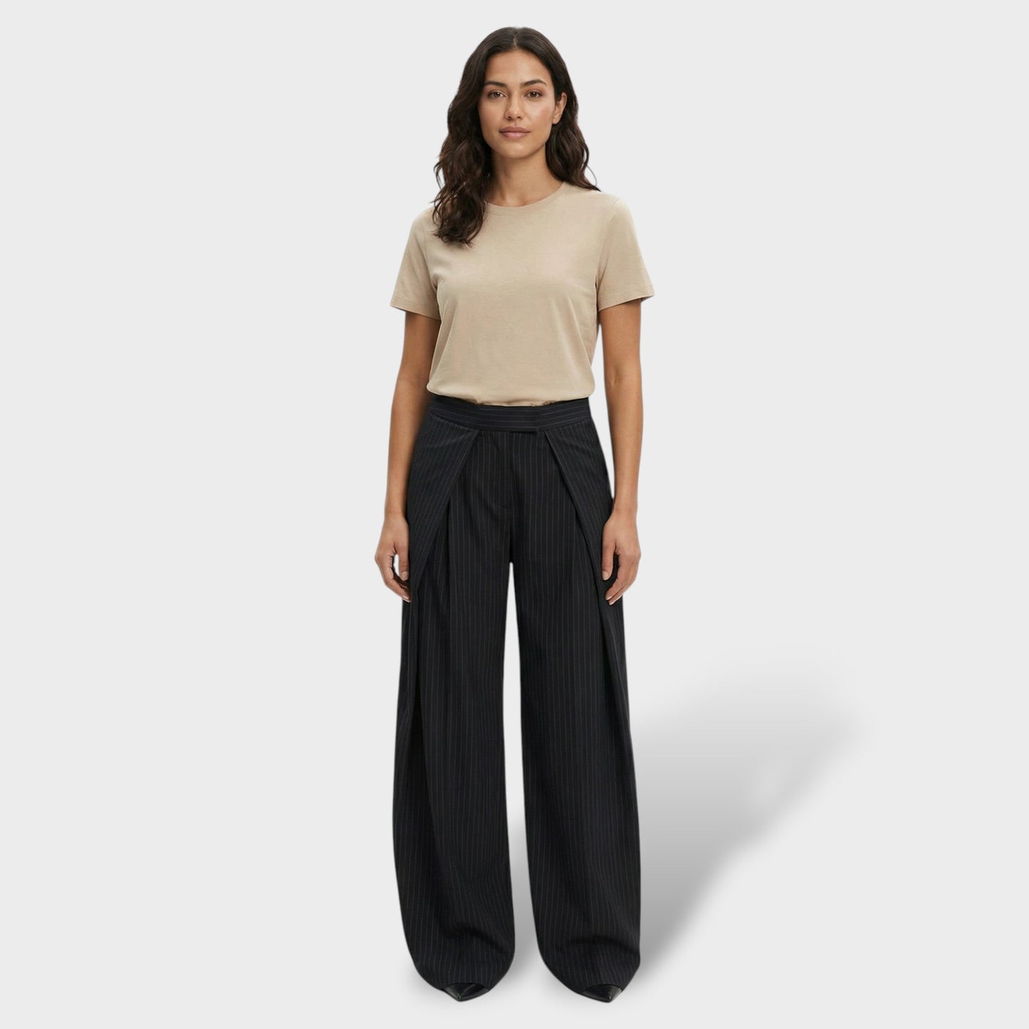 Pantalones Anchos Mujer Elegantes