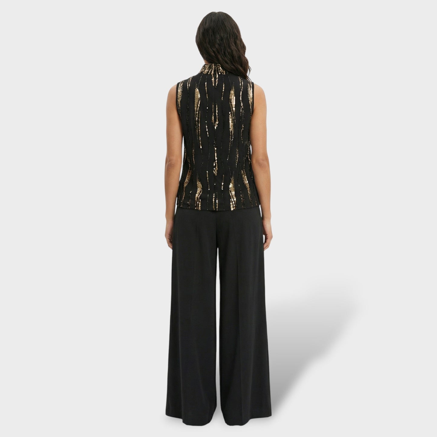 Pantalones Anchos Mujer Elegantes