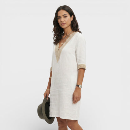 Vestido Midi Ligero Mujer Elegante