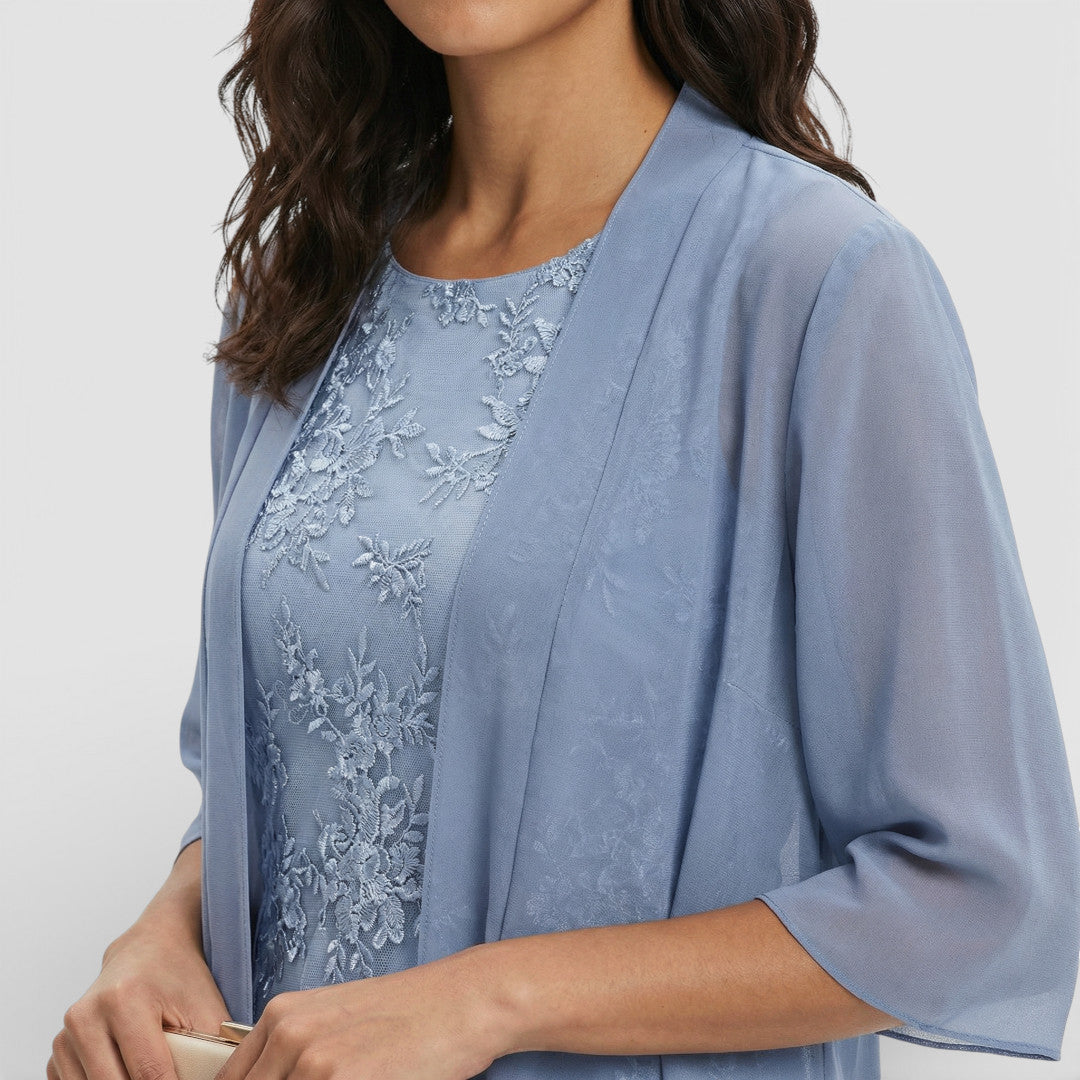 Vestido Midi Dos Piezas Elegante