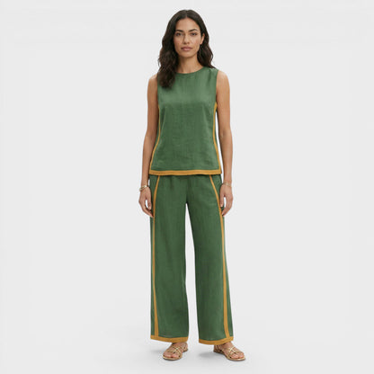 Conjunto Dos Piezas Mujer Color Block
