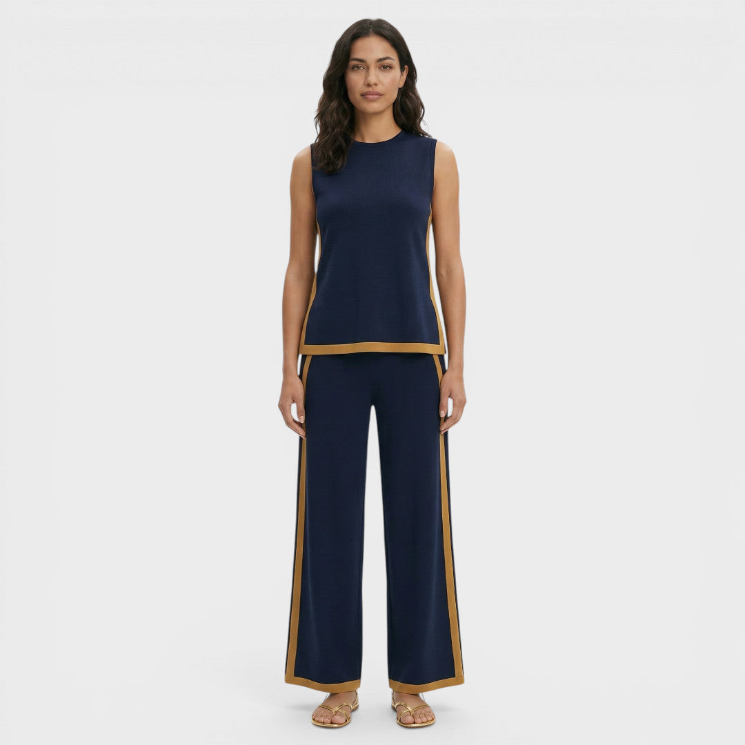 Conjunto Dos Piezas Mujer Color Block