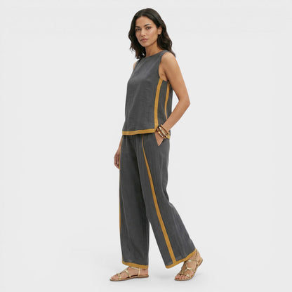 Conjunto Dos Piezas Mujer Color Block