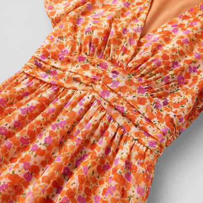 Vestido Largo Floral Mujer Elegante
