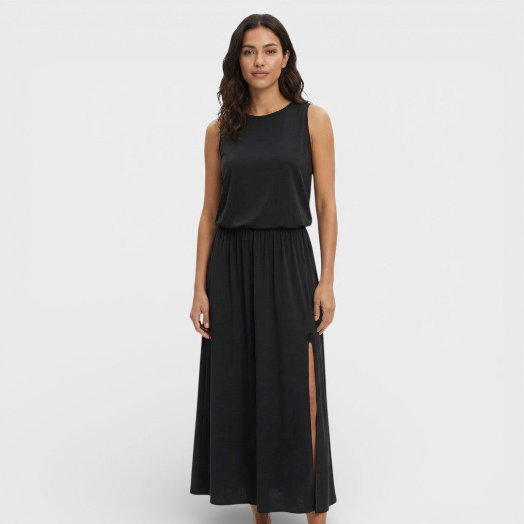Vestido Largo Mujer Sin Mangas