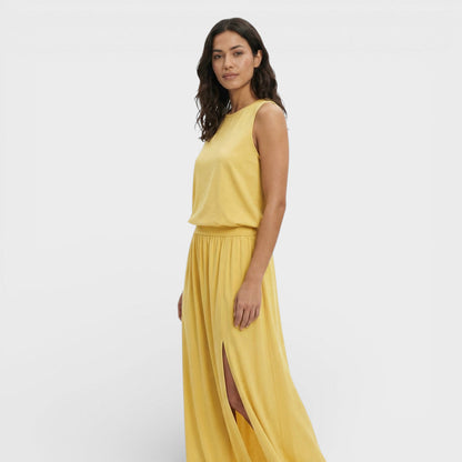 Vestido Largo Mujer Sin Mangas