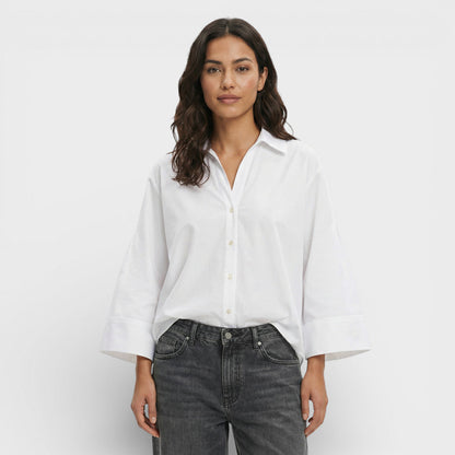 Camisa Mujer Manga Ancha