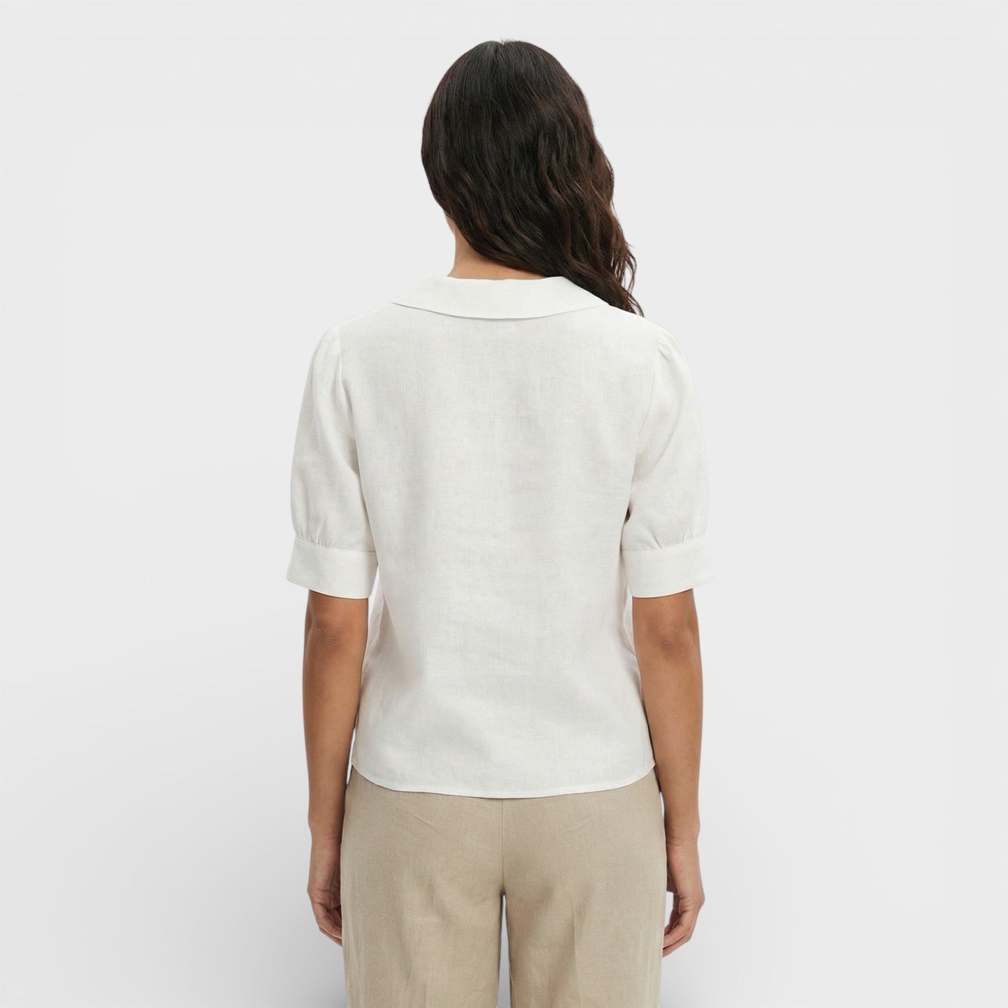 Camiseta Básica Mujer Corte Recto