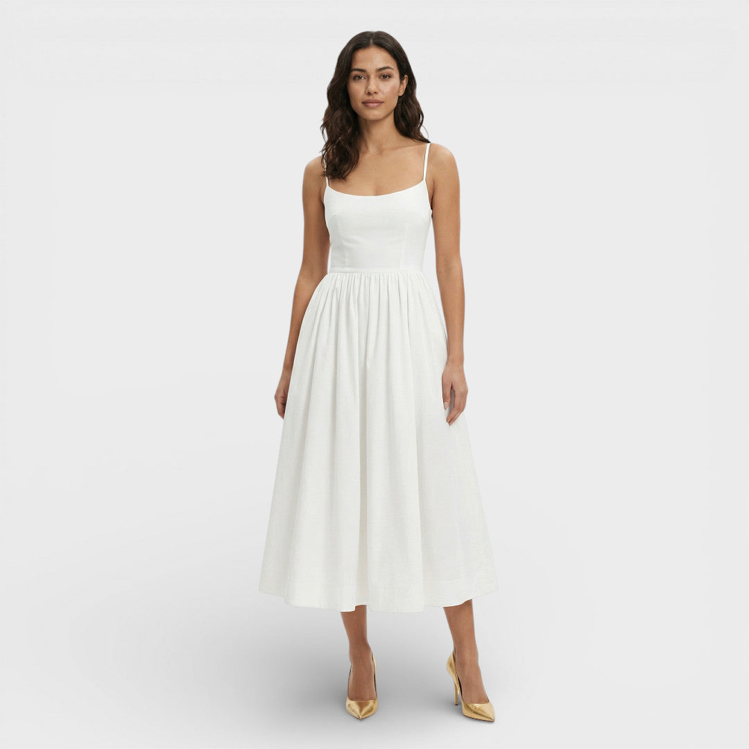Vestido Midi Mujer Tirantes Aline