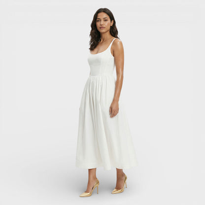 Vestido Midi Mujer Tirantes Aline
