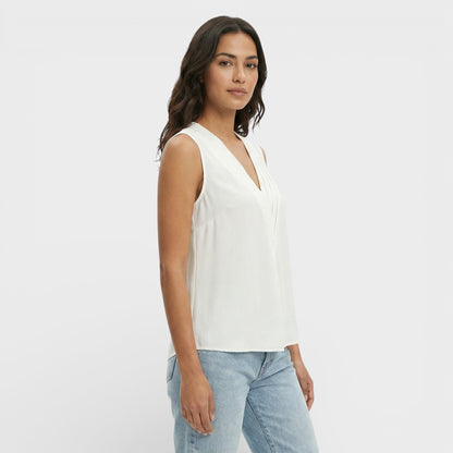 Blusa Sin Mangas Elegante Mujer