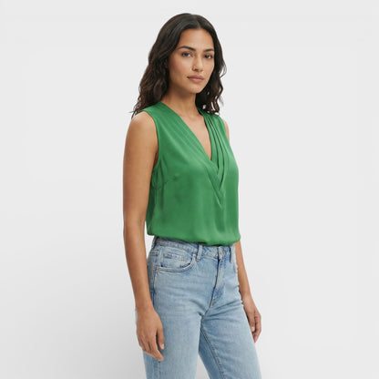 Blusa Sin Mangas Elegante Mujer